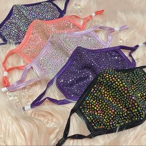 🎉HP🎉Luxury Crystal Bling Face Masks✨